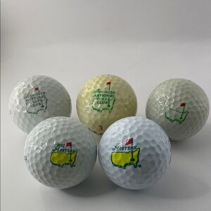 Vintage Masters Augusta Georgia Collectible Golf Club Logo Balls